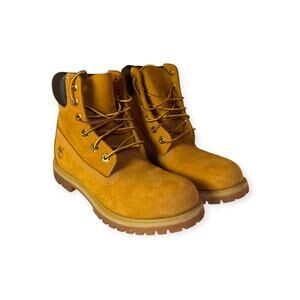 Timberland Premium 6-Inch Women’s Size 8.5M (Wheat Nubuck)